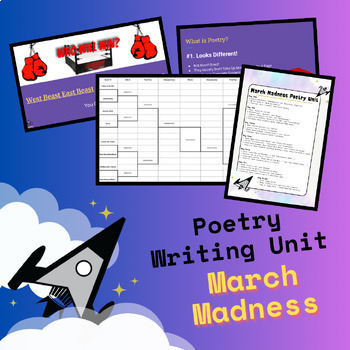 Preview of Poetry Writing Unit : March Madness