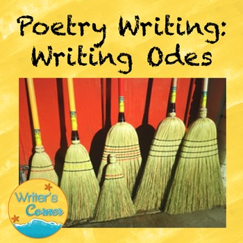 Preview of Ode Writing: Poetry Writing, Poetry Form to Guide Writing, Substitute Plan, Fun