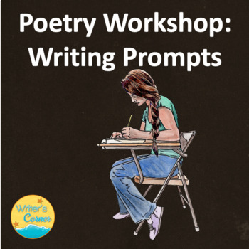 Poetry Writing Prompts, Creative Writing, Task Cards, Sub Plan, Assessment