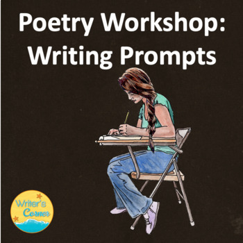 Preview of Writing Fluency - Poetry Writing Task Cards - Prompts  Writing Workshop  Contest