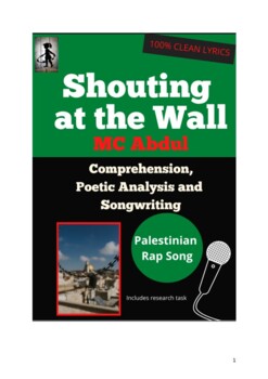 Preview of Poetry analysis with clean rap song 'Shouting at the Walls' by MC Abdul