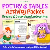 Poetry and Fables Activities Packet - Reading & Comprehens