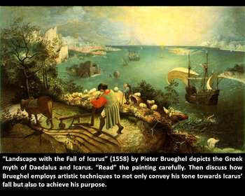 the fall of icarus painting analysis