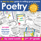 Poetry writing unit ( figurative language ) 2nd grade - 3rd grade