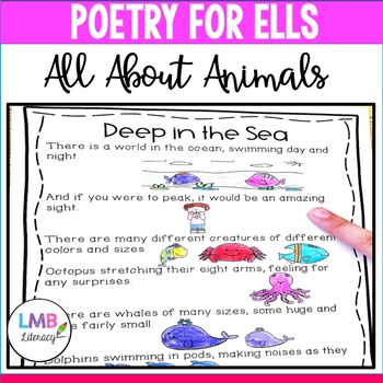 ESL Newcomer Activities: Animal Poems with Vocabulary and Visuals