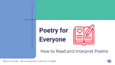 Poetry for Everyone- PowerPoint