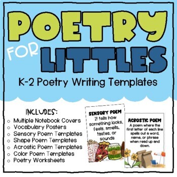 Preview of Poetry for Littles: Writing Poetry for Primary Grades