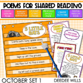Poetry for Shared Reading - Halloween and Fall Poems for October Set 1
