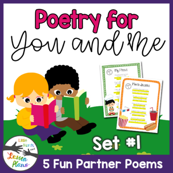 Preview of Partner Poetry! "Poetry for You and Me" Set #1 (5 Poems to Read with a Partner!)