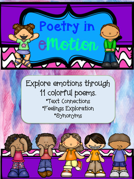 Preview of Poetry Journal to Explore Feelings