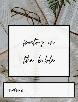 Preview of Poetry in the Bible Unit - Job, Psalms, Proverbs, and Ecclesiastes