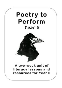 Preview of Poetry to Perform, Year 6 (5th Grade) - Edgar Allan Poe