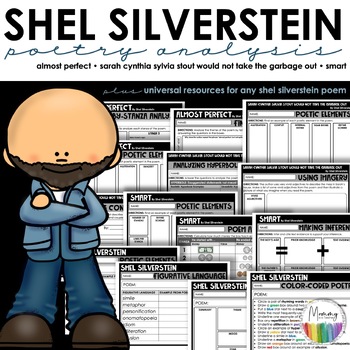 Preview of Shel Silverstein Poetry Analysis | Digital + Print