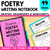 Poetry writer's notebook Poetry graphic organizers Poetry 