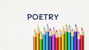 Preview of Poetry - writing, analyzing and understanding