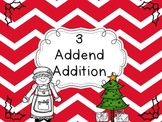 First Grade Math: 3-Addend Addition