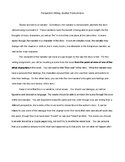 Point Of View Writing Assignment + Rubric