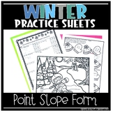 Point Slope Intercept Standard Form Practice Worksheet & W