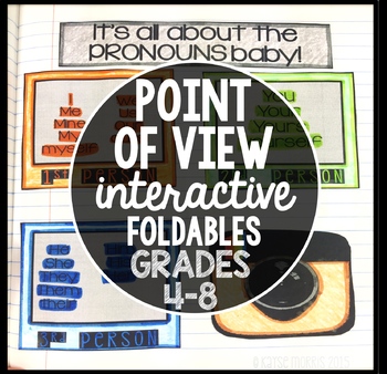 Preview of Point of View Activities and Interactive Foldables