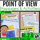 RL.2.6 Point of View Worksheets, Task Cards, Posters, More - 2nd Grade RL2.6