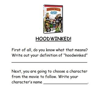 Preview of Point of View Activity- Hoodwinked!