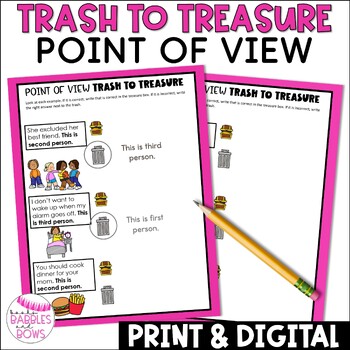Preview of Point of View Activity-- Print and Digital Options