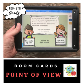 Preview of Point of View-Boom Cards- Distance Learning