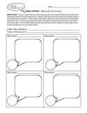 Point of View - Character Discussion Worksheet