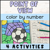 Point of View Color by Number Worksheets Coloring Activity