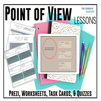 Preview of Point of View – Worksheets, Task Cards, Quizzes