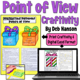 Point of View Worksheets and Craft Activity with Four Prac