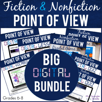 Preview of Point of View DIGITAL BUNDLE Complete Unit for Fiction and Nonfiction