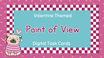 Preview of Point of View Digital Task Cards Using Google Slides with PDF Answer Sheets