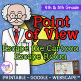 Point of View Fiction Cartoon Reading Escape Room & Websca