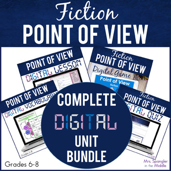 Preview of Point of View Fiction DIGITAL BUNDLE for Middle School