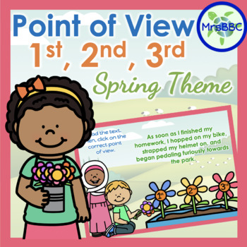 Preview of Point of View First-, Second- or Third-Person? (Spring)  Digital Boom Cards™