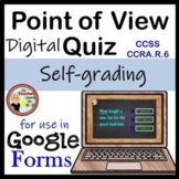 Point of View Google Forms Quiz Digital Point of View Activity