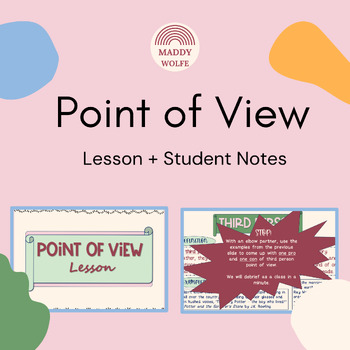 Preview of Point of View Lesson