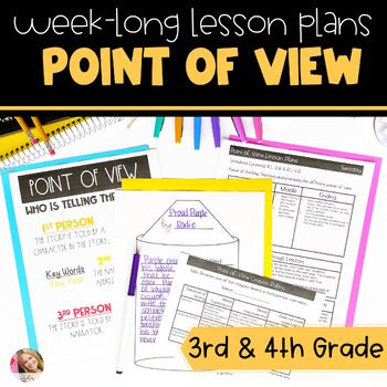 Preview of Point of View | Lesson Plans & Activities | 3rd & 4th Grade