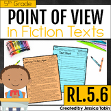 Point of View Lessons, Worksheets, Passages 5th Grade RL.5