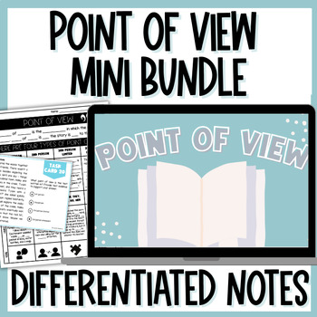 Preview of Point of View Mini Bundle - Task Cards, Activities, & Graphic Organizers 6-8