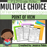 Point of View Multiple Choice Passages 1st and 2nd Grade -