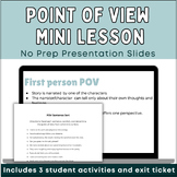 Point of View Narrative Mini Lesson: First, Second and Thi