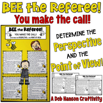 Preview of Point of View and Perspective Passages and Craftivity (1st & 3rd Person POV)