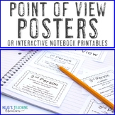Point of View Anchor Charts, Posters, and Interactive Note