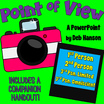 Preview of Point of View PowerPoint Lesson with Practice Passages