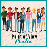 Point of View Practice Worksheet Activities - 4th 5th 6th 