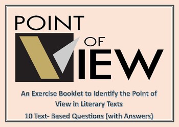 Preview of Point of View Practice Booklet for Middle and High School / ( With Answers)