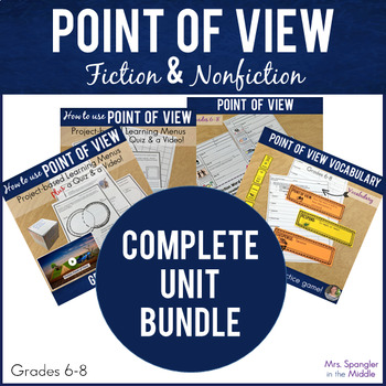 Preview of Point of View Printable Unit Bundle for Fiction AND Nonfiction