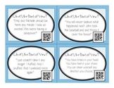 Point of View QR Task Cards